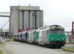 SNCF FRET dieselloks 467453 und 467544 Watergang, Hafen Antwerpen, Belgien 10-05-2013.