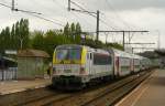 NMBS Lok 1834 mit M6 Wagen.