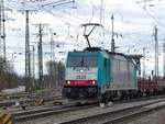 NMBS Lok 2829 Rangierbahnhof Kln Gremberg bei Gremberg Gnf (Gremberg Nord Fahrdienstleitung) Kln, Deutschland 08-03-2018.