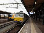 NMBS Triebzug 836 Type MS 75 836 Gleis 1 Roosendaal, Niederlande 01-04-2022.

NMBS treinstel 836 type MS 75 spoor 1 Roosendaal, NL 01-04-2022.