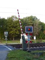 Bahnbergang Bernte, Emsbren 02-11-2018.