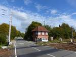 Bahnbergang Tecklenburger Strae, Velpe, Westerkappeln 28-09-2018.