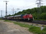 DB Schenker Diesellok 294 670-5 mit gGterzug Rangierbahnhof Gremberg, Kln 20-05-2016.