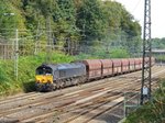 RC (Rhein Cargo) Class 66 Diesellok DE 675 Abzweig Lotharstrasse / Forsthausweg, Duisburg 22-09-2016.