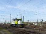 Captrain MaK G 1203 BB Diesellok 821 (273 004-8) Gterbahnhof Oberhausen West 31-03-2017.