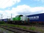 Vossloh Locomotives Diesellok G 18 mit Nummer 92 80 4180 001-4 D-VL Baujahr 2011 Gterbahnhof Oberhausen West 13-07-2017.