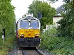 Euro Cargo Rail (ECR) Diesellok 077 004-5 Atroper Strae, Duisburg 14-09-2017.