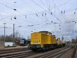 DB Netz Diesellok 203 316-5 Rangierbahnof Kln-Kalk Nord 08-03-2018.