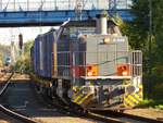 EEB (Emslndische Eisenbahn)Diesellok 275 805-2 (92 80 1275 805-2 D-EBB) Salzbergen 28-09-2018.