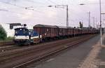 DB Rangierlok 333 042-0 in Rheine (Westfalen) 04-08-1992.