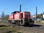 DB Cargo Diesellok 294 853-7 Hoffmannstrasse, Oberhausen 12-03-2020.