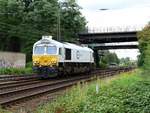 ECR (Euro Cargo Rail) Diesellokomotive 077 010-2 Hoffmannstrasse, Oberhausen 21-08-2020.