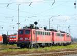 RBH (Rail Barge Harbour) E-Lok 140 772-5 mit Schwesterloks.