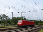 DB Schenker Lok 145 008-9 Rangierbahnhof Gremberg, Bahnbergang Porzer Ringstrae, Kln 20-05-2016.