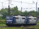 RBH (Rail Barge Harbour) Lok 265 (151 024-7) und 266 (151 084-1) Gterbahnhof Oberhausen West 20-05-2016.