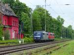 RBH (Rail Barge Harbour) Lok 276 (151 151-8) und 273 (151 083-3), Lintorf 18-05-2017.