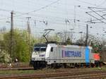 Metrans Lok 186 291-1 Gterbahnhof Oberhausen West 31-03-2017.