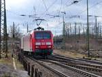 DB Cargo loc 145 014-7 Rangierbahnhof Kln-Kalk Nord 08-03-2018.