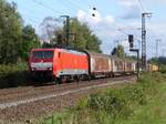 DB Cargo Lok 189 081-3 bei Bahnbergang Devesstrae, Salzbergen 13-09-2018.