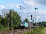 NMBS Lok 2839 bei Bahnbergang Devesstrae, Salzbergen, Deutschland 13-09-2018.