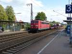 DB Cargo Lok 151 166-6 Gleis 4 Salzbergen 17-08-2018.