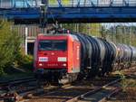 RBH (Rail Barge Harbour) Lok 145 013-9 Salzbergen 28-09-2018.