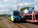 Abellio Westfalenbahn Triebzug ET 413 und ET 405 Salzbergen 17-08-2018.