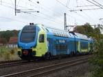 Westfalenbahn Stadler Kiss Triebzug ET 610, WFB 445 010 ( 94 80 0445 010-2 D-WFB ) Baujahr 2015.