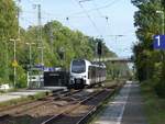 Abellio Triebzug ET 25 2306 Ankunst Bahnhof Empel-Rees 21-08-2020.