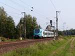 Keolis Eurobahn Stadler FLIRT 3 Triebzug ET 4 01 Devesstrae, Salzbergen 11-09-2020.