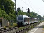 Abellio Triebzug ET 25 2304 Gleis 2 Empel-Rees 18-06-2021.