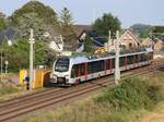 Abellio Triebzug ET 25 2303 Baumannstrasse, Praest bei Emmerich am Rhein 02-09-2021.