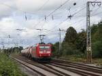 DB Cargo Lokomotive 185 176-5 durchfahrt Bahnhof Salzbergen 16-09-2021.