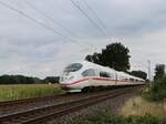 DB ICE Triebzug 4685 (406 085)  Schwbisch Hall  Wasserstrasse, Hamminkeln 18-08-2022.