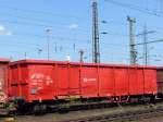 Eaos 106 DB Schenker Offener Drehgestell-Wagen mit Nummer 31 RIV 80 D-DB 5343 355-9 Oberhausen West 11-09-2015.