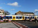 Bahnbergang Haagweg, Leiden 28-01-2016.