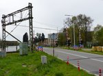 Bahnbergang Strecke Leiden-Woerden-Utrecht.