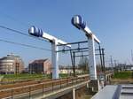 Eisenbahnbrcke  Delflandse Buitensluis , Vlaardingen 16-03-2017.