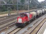 DB Schenker Diesellok 6511 mit Gterzug Gleis 6 Dordrecht 16-02-2017.