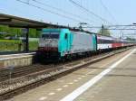 NMBS Traxx Lok 2833 mit Ic vonn Brussel nach Amsterdam.