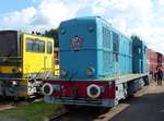 VSM (Veluwse Stoomtrein Maatschappij) Diesellokomotive NS 2412 Baujahr 1954 Bahnhof Beekbergen 03-09-2017.