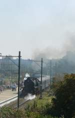 SSN 01 1075 mit Sonderzug in Zandvoort am 30-08-2008.