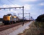 NS Lok 1217 mit Gterzug Stroe 1980 (Scan von Negativ).