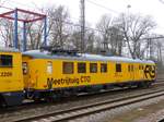 CTO Messwagen ex-Plan C postwagen Gleis 7 Dordrecht 16-02-2017.

CTO meetrijtuig ex-Plan C postrijtuig spoor 7 Dordrecht 16-02-2017.