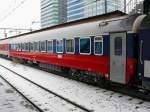 RZD Schlafwagen Typ WLABmee Arnhem, Niederlande 02-12-2010.