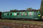 Schienenbus 554.11 steht am 21.September 2019 in Mariembourg bei der CFV3V während das 50.Jahresjubiläum.