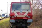 EVB 151 'Moorexpress' am 09.03.2025 in Bremervörde.