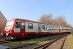 evb 151 (628 151-2) im neuen Outfit 'Moorexpress'! 09.03.2025 in Bremervörde.