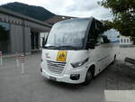 (252'198) - TPF Fribourg - Nr. 495/FR 301'520 - Iveco/ProBus am 1. Juli 2023 in Charmey, Primarschule