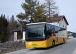 (272'406) - PostAuto Graub�nden - GR 179'717/PID 11'407 - Iveco am 22. Februar 2025 in Lantsch/Lenz, Biathlon-WM